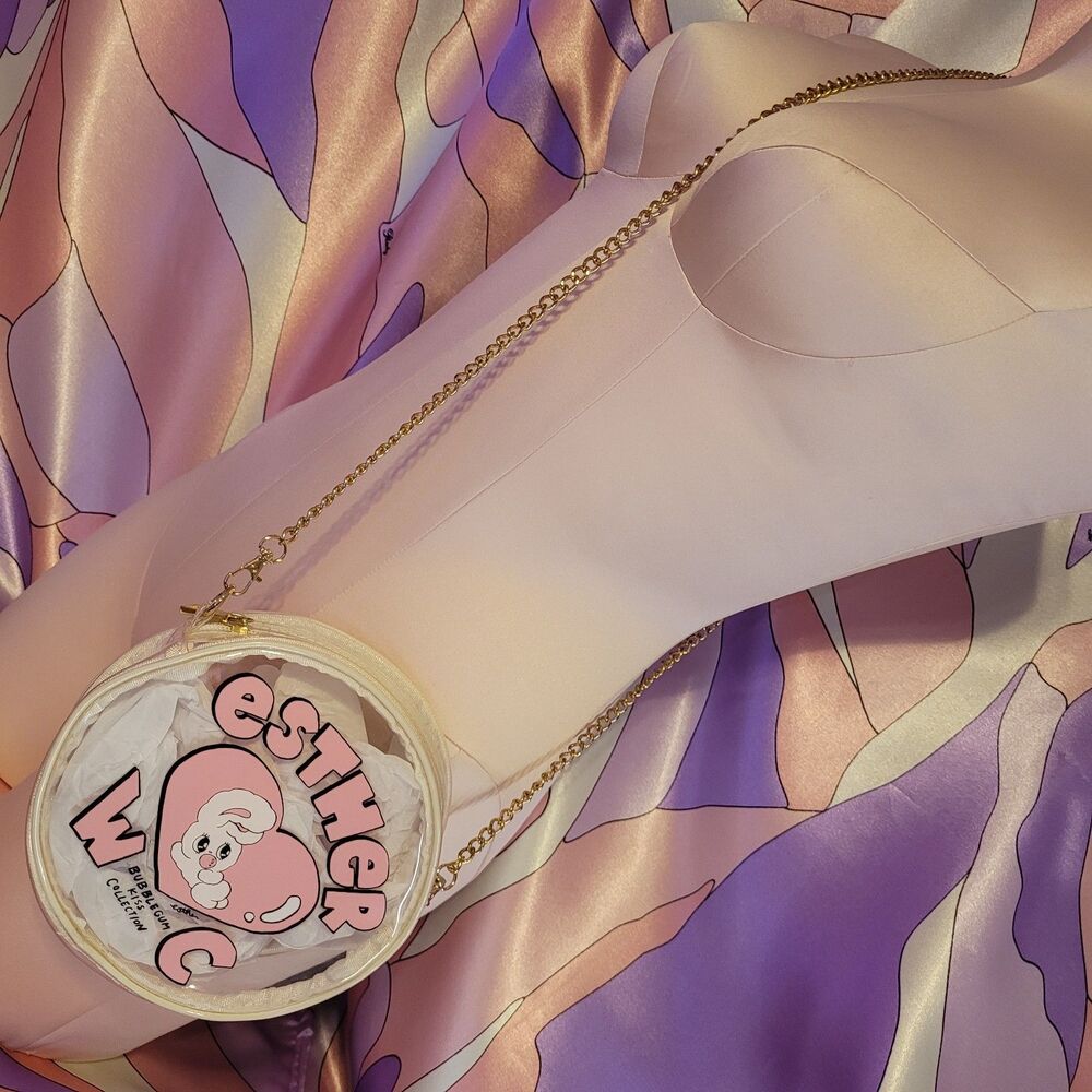 WC Esther Bunny Crossbody Bag Purse Pink Kawaii Clear Mini Japan Harajuku Sanrio